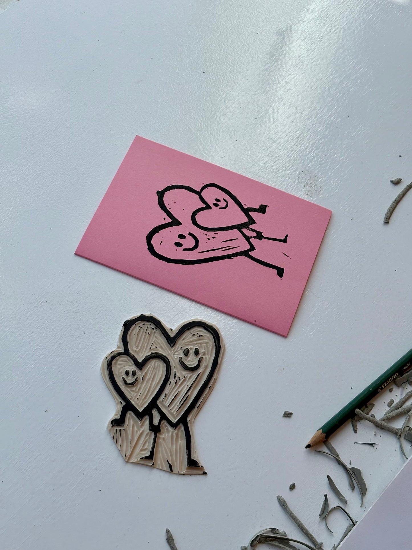 Workshop linosnede maken