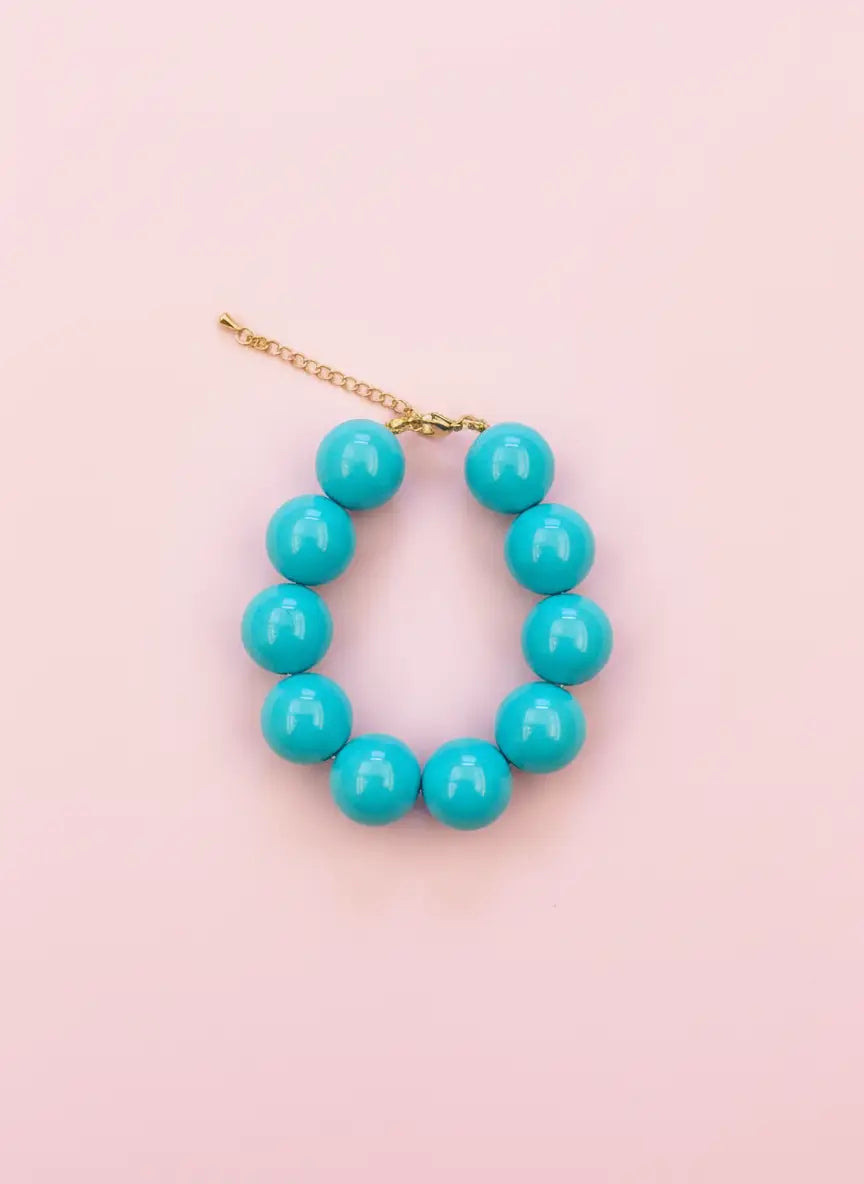 Kralen armband turquoise