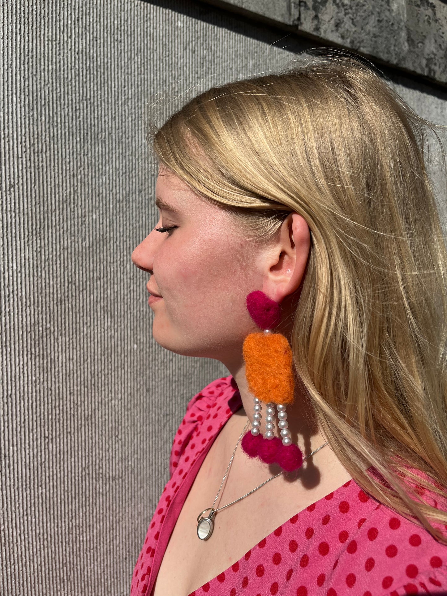 THE ORANGE JOLLY JINGLES EARRINGS